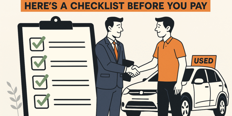 Buying a Used Car? Here’s a 10-Point Checklist Before You Pay