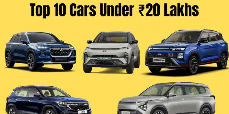 Top 10 Cars Under ₹20 Lakhs in India (2025 Edition)