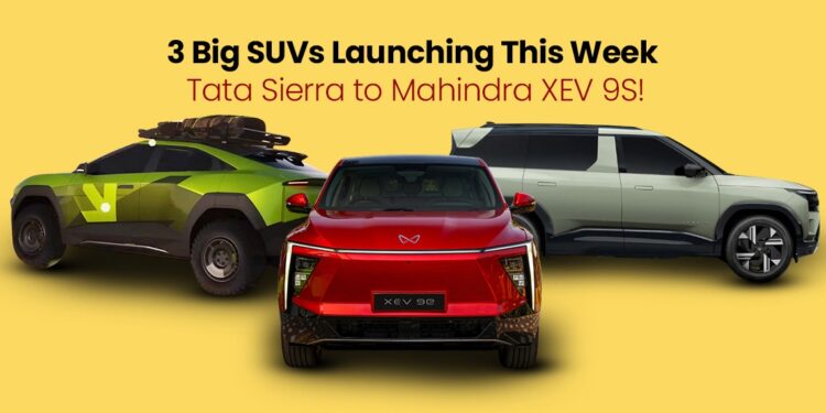 3 Big Car Launches this week