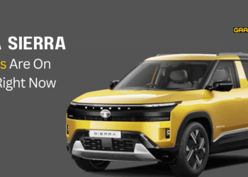 A comparison graphic showing three Tata Sierra engine options: 1.5-litre NA Petrol, 1.5-litre Turbo-Petrol TGDi, and 1.5-litre Diesel, with key power and torque figures.