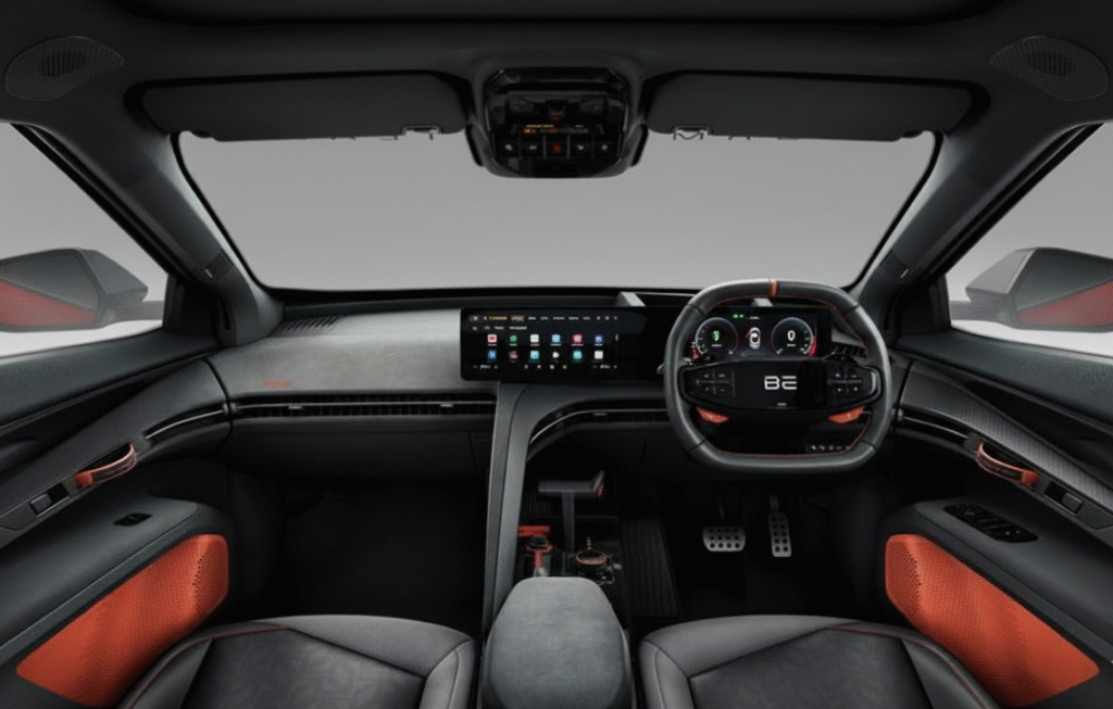 Mahindra BE 6 Formula E Edition interior