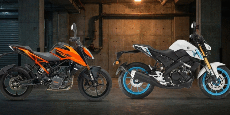 KTM Duke 160 Vs Yamaha MT - 15